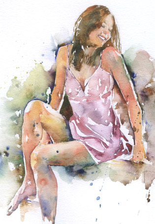 Womansitting